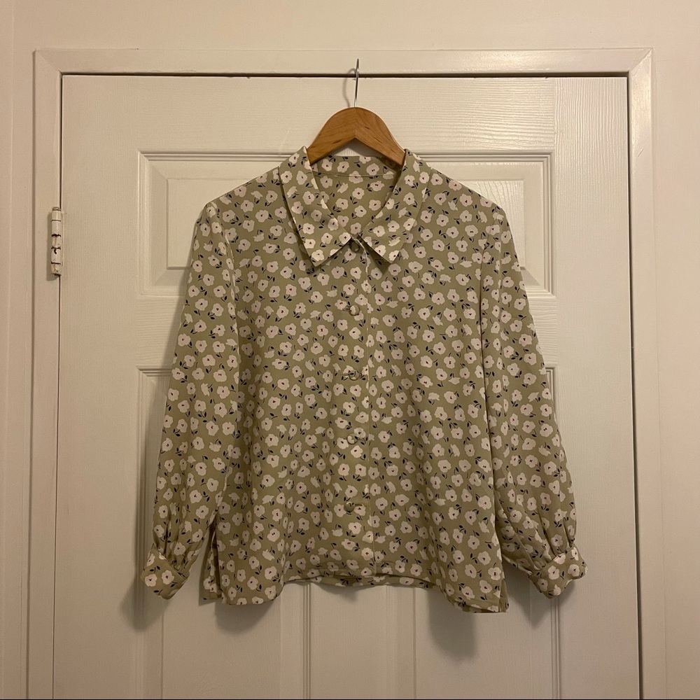 Vintage floral blouse